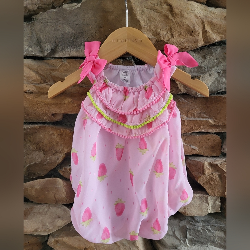 Pink Strawberry Baby Bubble